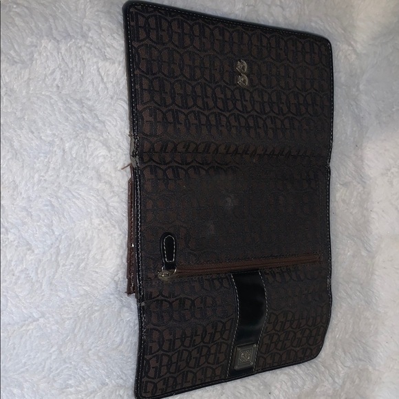Giani Bernini Brown and Black Logo Wallet - Picture 3 of 17